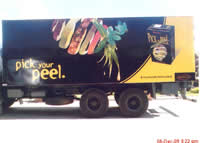 Pick n Peel Truck Branding